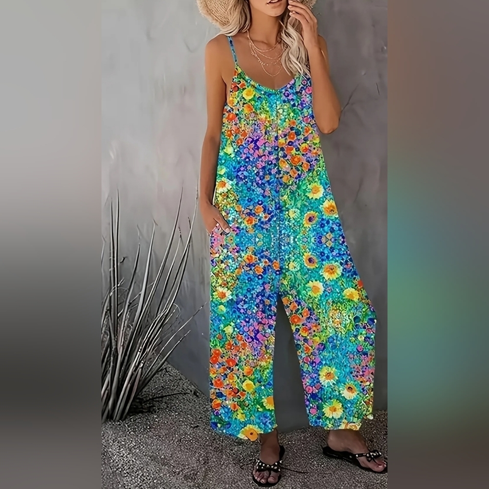 Floral Multicolor Jumpsuit